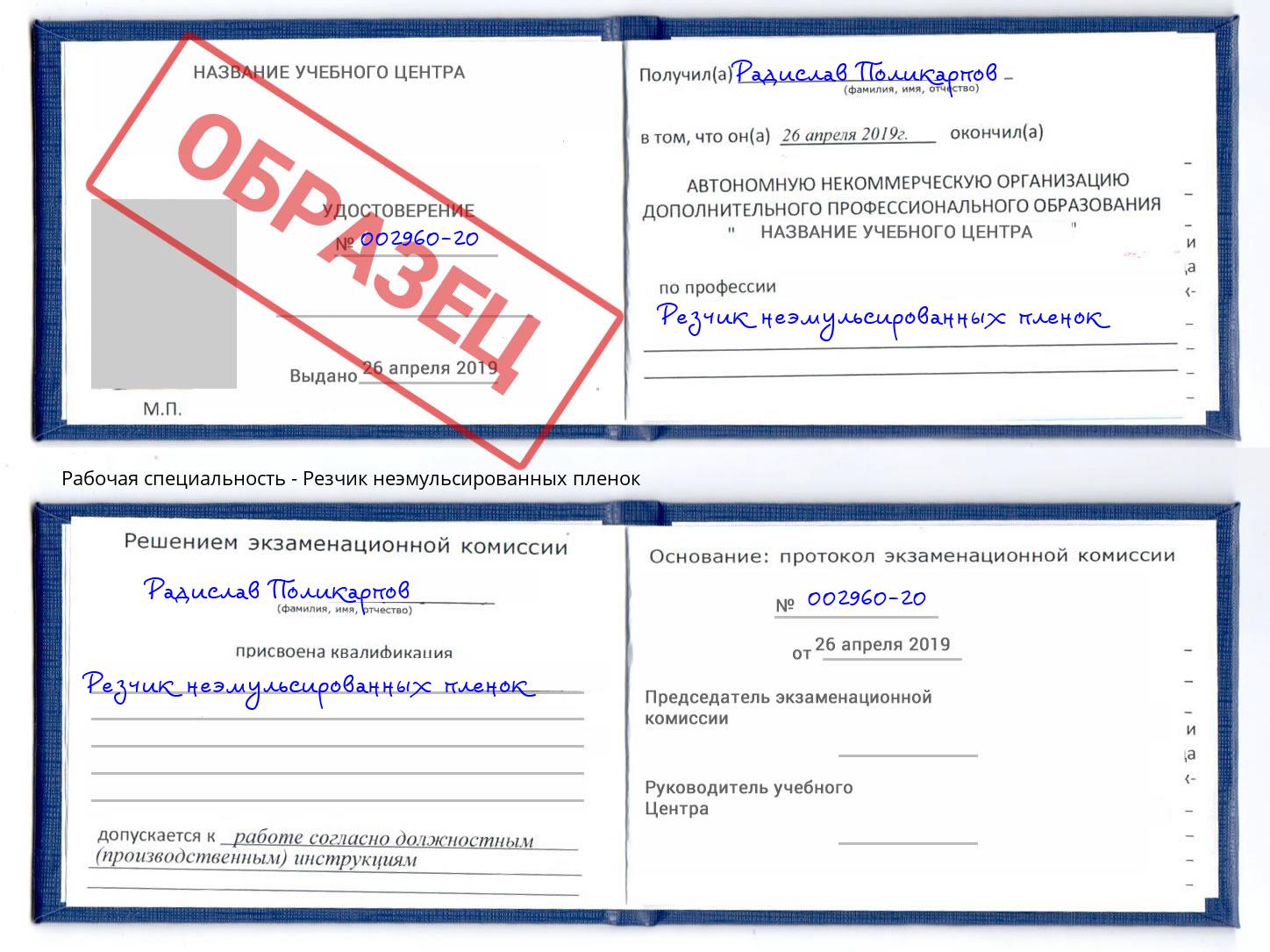 Резчик неэмульсированных пленок Улан-Удэ